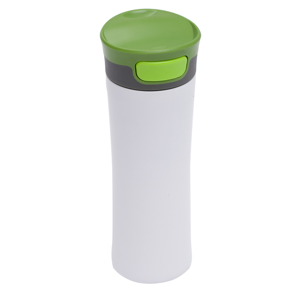 R08326.06 - Kubek termiczny Telescope 430 ml, biały/zielony