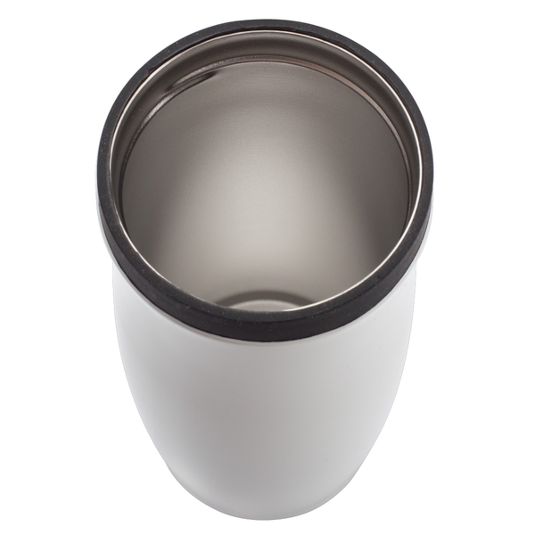 R08336.02 - Kubek termiczny Viki 390 ml, czarny/biały