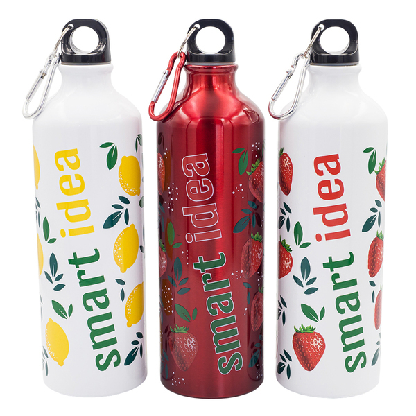 R08417.06 - Bidon aluminiowy Easy Tripper 800 ml, biały