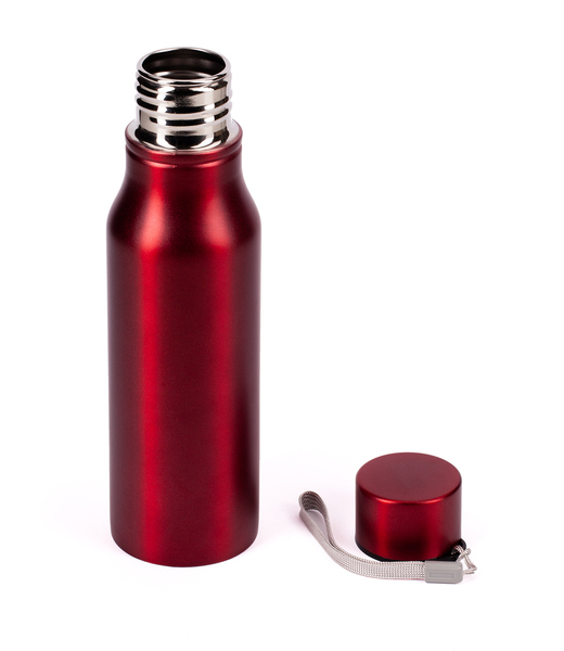 R08418.08 - Bidon stalowy Fun Tripping 700 ml, czerwony