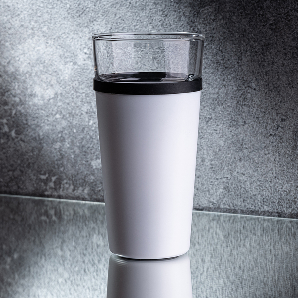 R08431.06 - Kubek szklany Alpena 400 ml, biały
