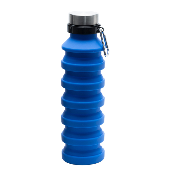 R08436.04 - Składany bidon sportowy Makalu 550 ml, niebieski