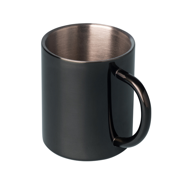 R08490.02 - Kubek stalowy Stalwart 300 ml, czarny