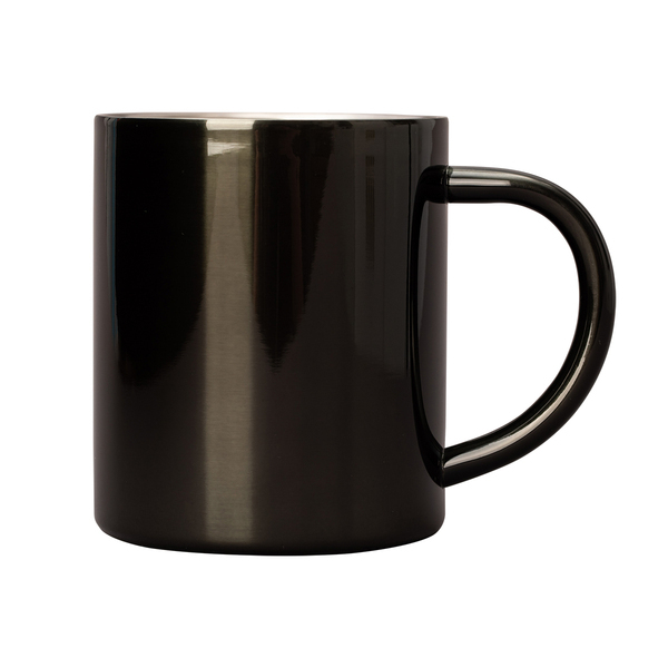 R08490.02 - Kubek stalowy Stalwart 300 ml, czarny